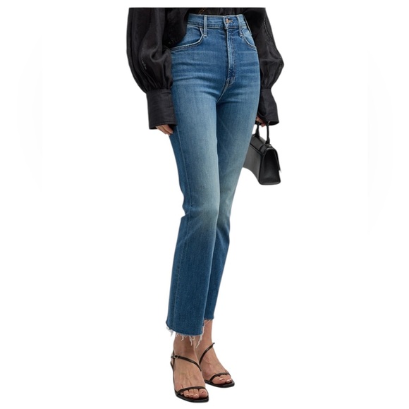 NWT MOTHER DENIM the hustler ankle fray jeans size 29 - Picture 4 of 8